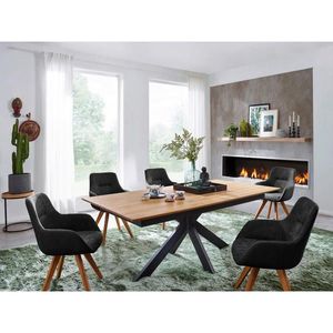 Livetastic JÍDELNÍ STŮL, hnědá, 160/90/75 cm obraz