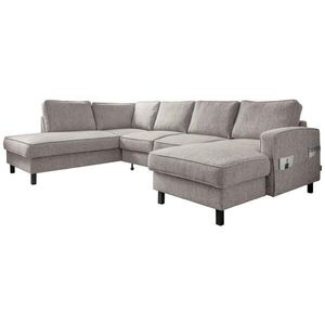 MID.YOU SEDACÍ SOUPRAVA, textil, šedobílá obraz