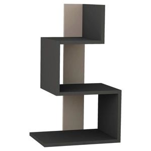 Livetastic ODKLÁDACÍ STOLEK, antracitová, béžová obraz