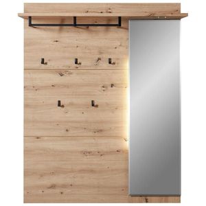 Voleo ŠATNÍ PANEL, dub artisan, 120/153/30 cm obraz