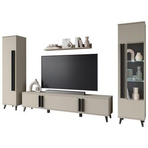 OBÝVACÍ STĚNA, béžová obraz