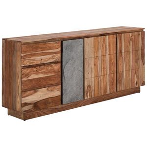 Livetastic ŠIROKÁ KOMODA, akácie, sheesham, přírodní barvy, 190/85/42 cm obraz