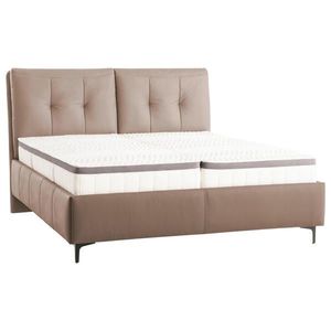 Novel ČALOUNĚNÁ POSTEL, 180/200 cm, světle hnědá obraz