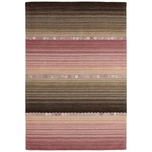 Cazaris ORIENTÁLNÍ KOBEREC, 80/200 cm, šedá, pink obraz