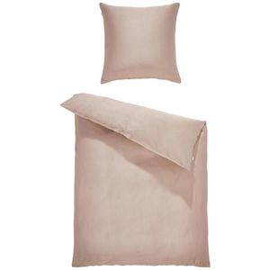 Schöner Wohnen OBOUSTRANNÉ POVLEČENÍ, satén, růžová, starorůžová, 135/200 cm obraz