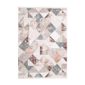 VINTAGE KOBEREC, 80/150 cm, šedá, růžová obraz