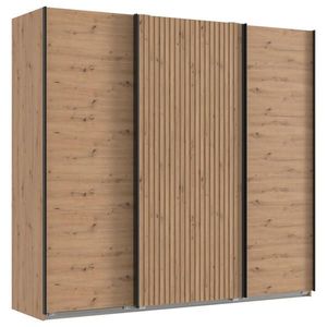 MID.YOU SKŘÍŇ S POSUVNÝMI DVEŘMI, dub artisan, 250/216/65 cm obraz