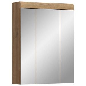 MID.YOU ZRCADLOVÁ SKŘÍŇKA, přírodní barvy, 60/79/18 cm obraz