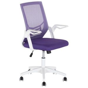 MID.YOU OTOČNÁ ŽIDLE, síťovina, fialová, černá, bílá obraz