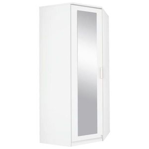 Rohová skříň NOVI bílá obraz