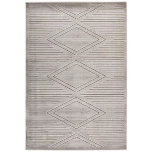 KOBEREC TKANÝ NA PLOCHO, 160/230 cm, šedá obraz