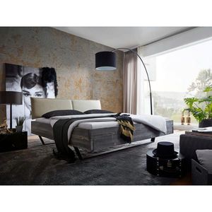 Livetastic TRÁMOVÁ POSTEL, 180/200 cm, šedá, černá, béžová obraz