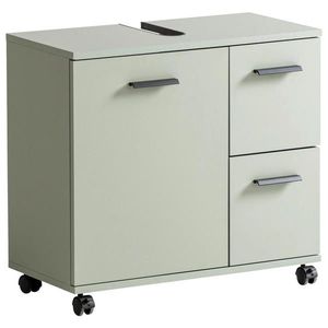 Stylife SKŘÍŇKA POD UMYVADLO, pastelově zelená, pastelově zelená, 65, 1/60/32 cm obraz