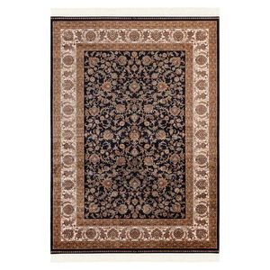 TKANÝ KOBEREC, 140/200 cm, modrá, krémová, světle hnědá obraz