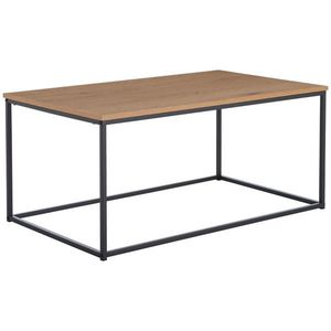 MID.YOU KONFERENČNÍ STOLEK, černá, barvy dubu, kov, kompozitní dřevo, 100/60/45 cm obraz