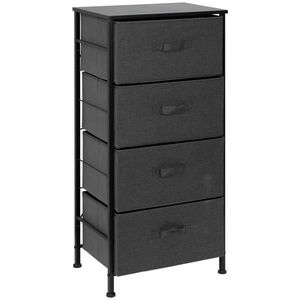 PBJ KOMODA, černá, tmavě šedá, 45/92.5/30 cm obraz