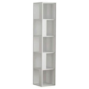 Livetastic ROHOVÝ REGÁL, bílá, 32/159/32 cm obraz