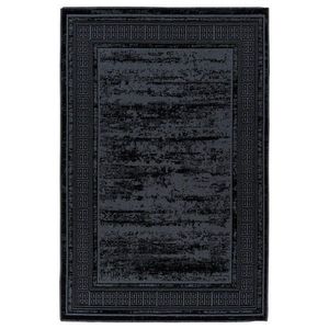 KOBEREC TKANÝ NA PLOCHO, 160/230 cm, černá obraz