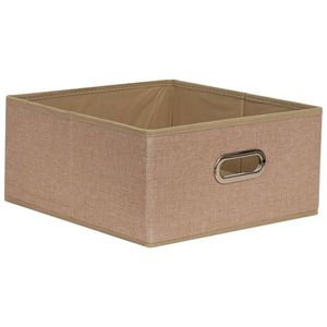 Homeware KOŠ DO REGÁLU, béžová obraz