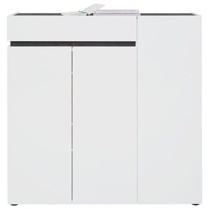 Voleo BOTNÍK, antracitová, bílá, 120/115/34 cm obraz