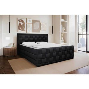 Livetastic POSTEL BOXSPRING, 180/200 cm, černá obraz