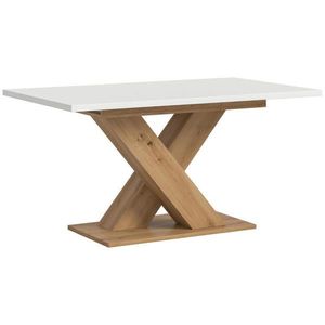 VÝSUVNÝ STŮL, bílá, 150-190/90/76 cm obraz