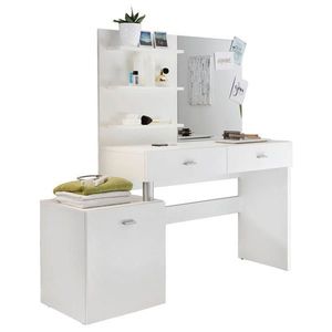 MID.YOU TOALETNÍ STOLEK, bílá, 132/145/43 cm obraz