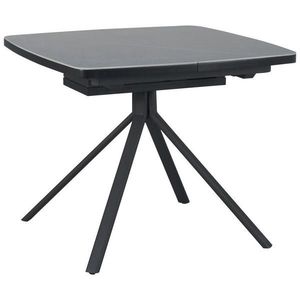 Novel JÍDELNÍ STŮL, šedá, černá, 90-130/90/76 cm obraz