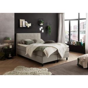 MID.YOU AMERICKÁ POSTEL, 140/200 cm, pískové barvy obraz