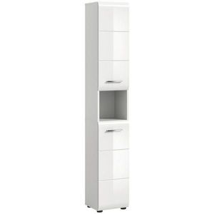 MID.YOU VYSOKÁ SKŘÍŇ, vysoce lesklá bílá, bílá, 30/185/30 cm obraz