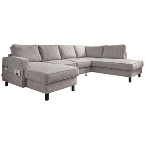 MID.YOU SEDACÍ SOUPRAVA, textil, šedobílá obraz