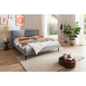 MID.YOU ČALOUNĚNÁ POSTEL, 180/200 cm, šedá obraz