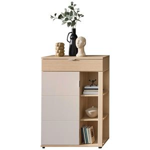 Stylife KOMODA, barvy dubu, kašmírová, 80/119/38 cm obraz