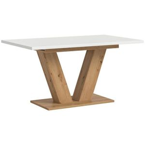 VÝSUVNÝ STŮL, bílá, 150-190/90/76 cm obraz