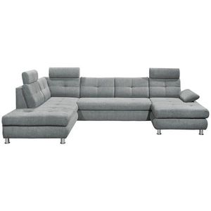 MID.YOU SEDACÍ SOUPRAVA, textil, světle šedá obraz