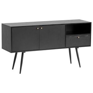 Livetastic ŠIROKÁ KOMODA, černá, 140/75/40 cm obraz