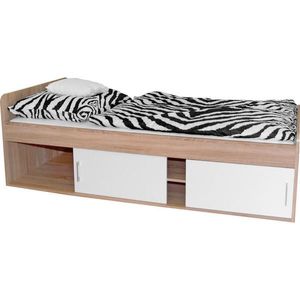 Cantus POSTEL, 90/200 cm bílá, Sonoma dub obraz