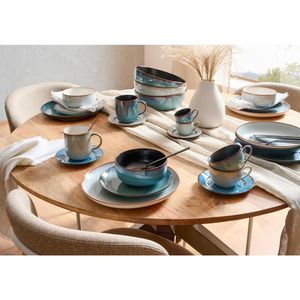 Ritzenhoff Breker MĚLKÝ TALÍŘ kamenina keramika 28 cm obraz