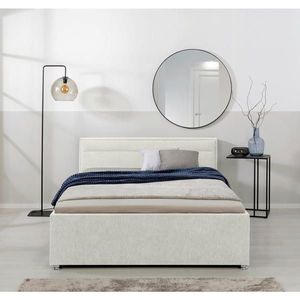 MID.YOU ČALOUNĚNÁ POSTEL, 140/200 cm, krémová obraz