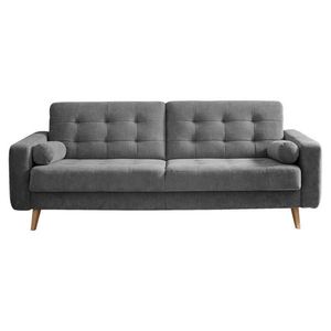 MID.YOU ROZKLÁDACÍ POHOVKA, textil, kompozitní dřevo, tmavě šedá obraz