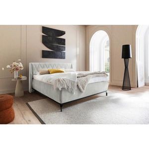 MID.YOU ČALOUNĚNÁ POSTEL, 180/200 cm, šedohnědá obraz