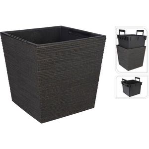 KVĚTINÁČ NA KVĚTINY textil, 23.5/24/24 cm obraz