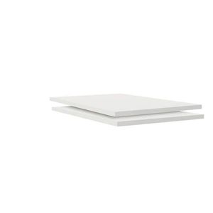 Hom`in SADA VKLÁDACÍCH POLIC, bílá, 42, 4/1, 8/55, 1 cm obraz