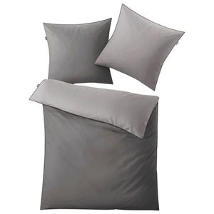 Kleine Wolke OBOUSTRANNÉ POVLEČENÍ, makosatén, šedá, 135/200 cm obraz