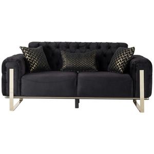 Livetastic DVOUMÍSTNÁ POHOVKA, textil, černá obraz