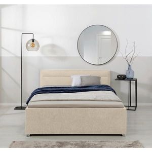 MID.YOU ČALOUNĚNÁ POSTEL, 140/200 cm, béžová obraz