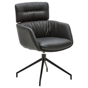 Dieter Knoll ŽIDLE S PODRUČKAMI, železo, černá obraz