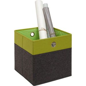 Carryhome SKLÁDACÍ KRABICE, kov, textil, karton, 32/32/32 cm obraz