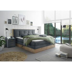 Livetastic POSTEL BOXSPRING, 180/200 cm, antracitová obraz