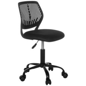 MID.YOU OTOČNÁ ŽIDLE PRO MLÁDEŽ, struktura, černá obraz